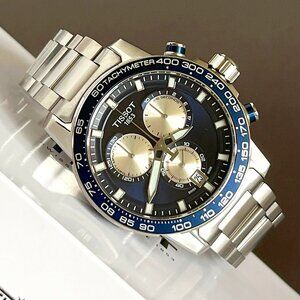 Tissot Men’s Supersport Chronograph Quartz Watch (T125.617.11.041.00) NEW